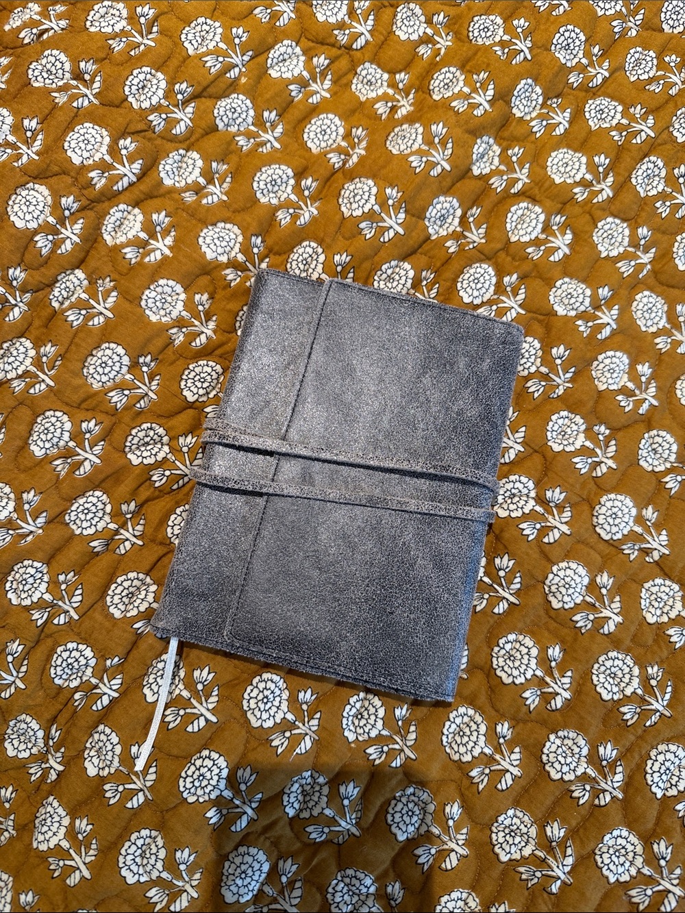Grey leather Journal Cover